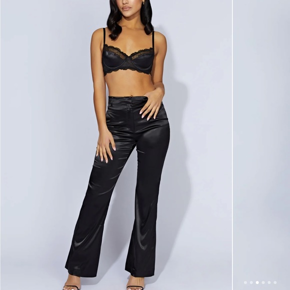 Meshki Satin Flared Pants - Picture 1 of 2